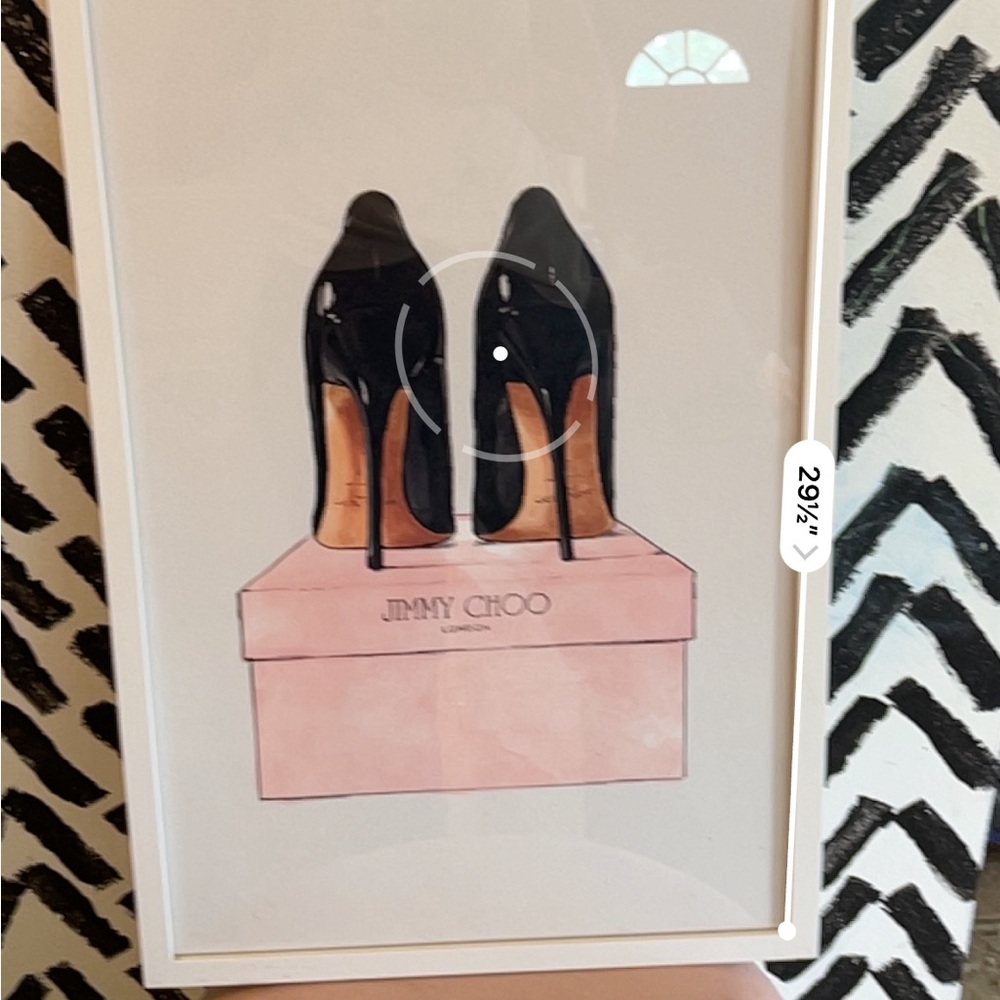 Oliver Gal painting jimmy choo shoes - Picture 2 of 2